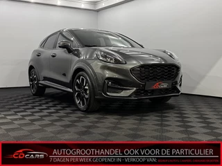 Ford Puma 1.0 EcoBoost Hybrid ST-Line X Half leder, Camera, Navi, Winterpakket, Virtual desk, Keyless start, Cruise control, 1 jaar garantie
