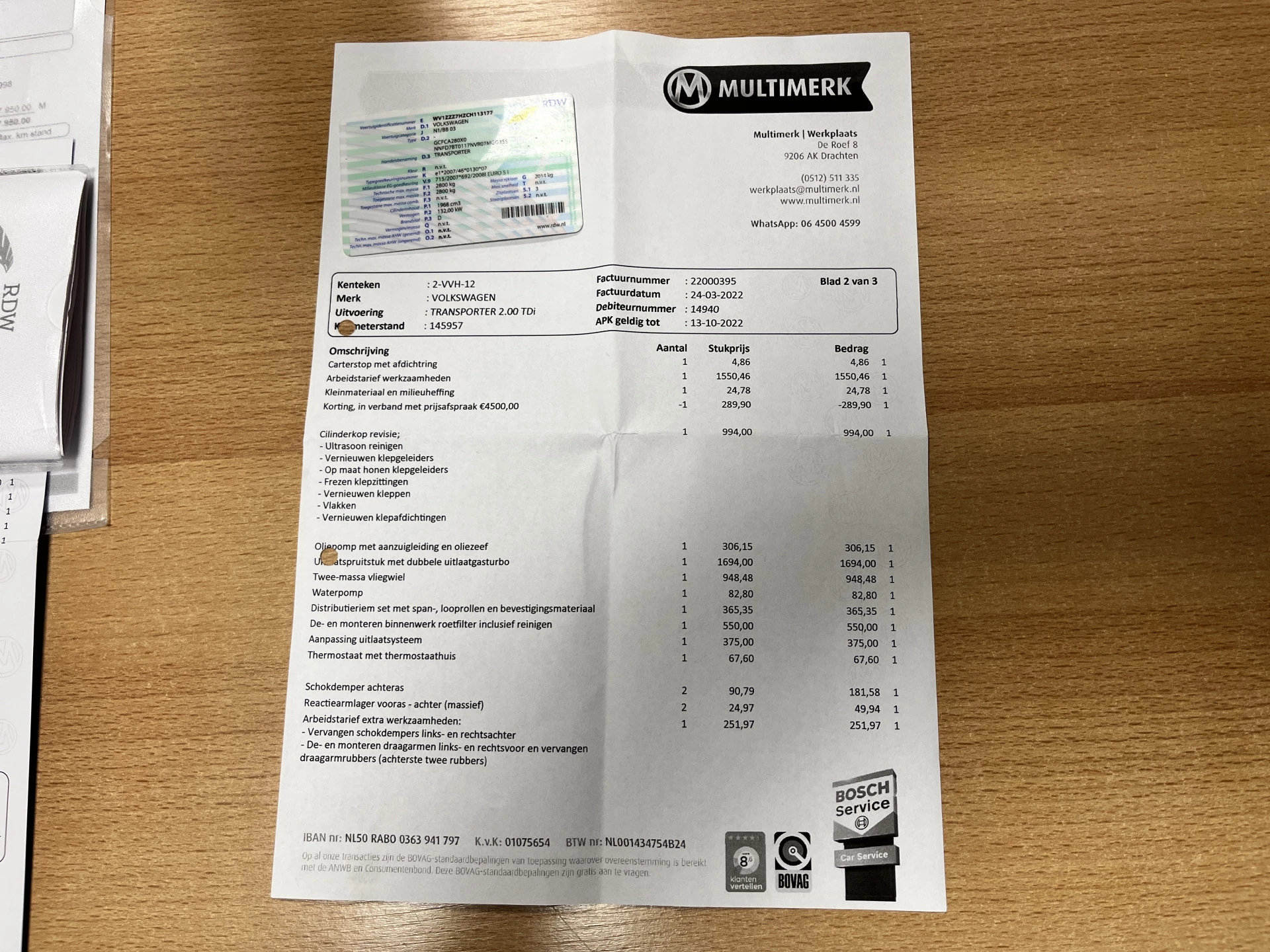 Hoofdafbeelding Volkswagen Transporter