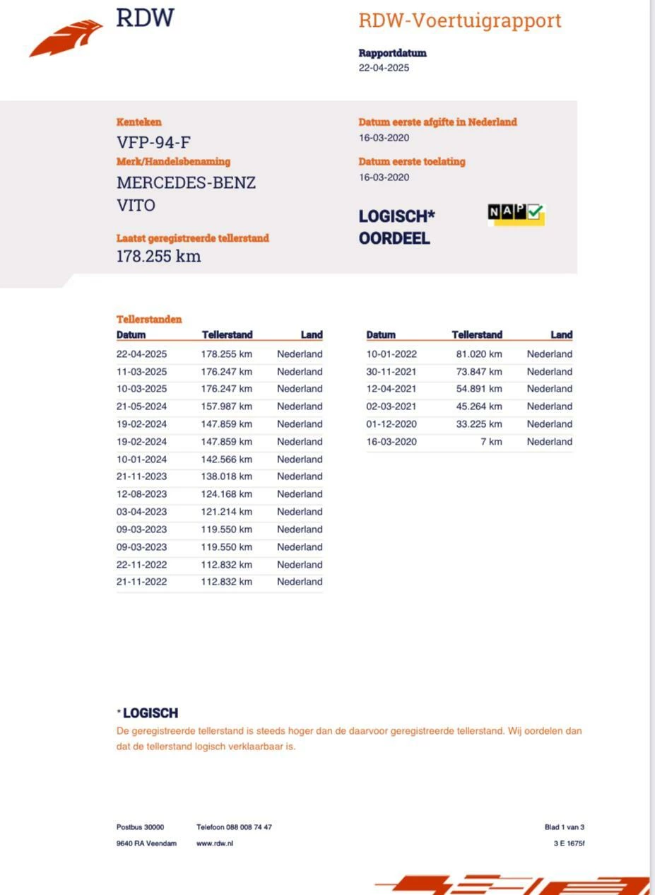 Hoofdafbeelding Mercedes-Benz Vito