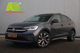 Hoofdafbeelding Volkswagen Taigo Volkswagen Taigo 1.0 TSI R-Line Business 110PK DSG Automaat Virtual Cockpit Panoramadak 18 inch LED IQ Light Adaptive Cruise Lane Assist Navigatie Clima Stoelverwarming