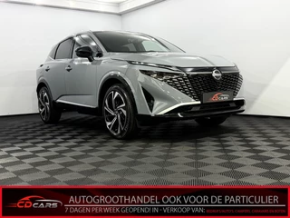 Hoofdafbeelding Nissan QASHQAI Nissan QASHQAI 1.3 MHEV Xtronic Tekna Plus Panoramadak, 360 Camera, 20 inch velgen, Bose geluidsysteem, Memory stoelen, Head-up display, Navi, Keyless start, Elektrische achterklep, 3 jaar garantie