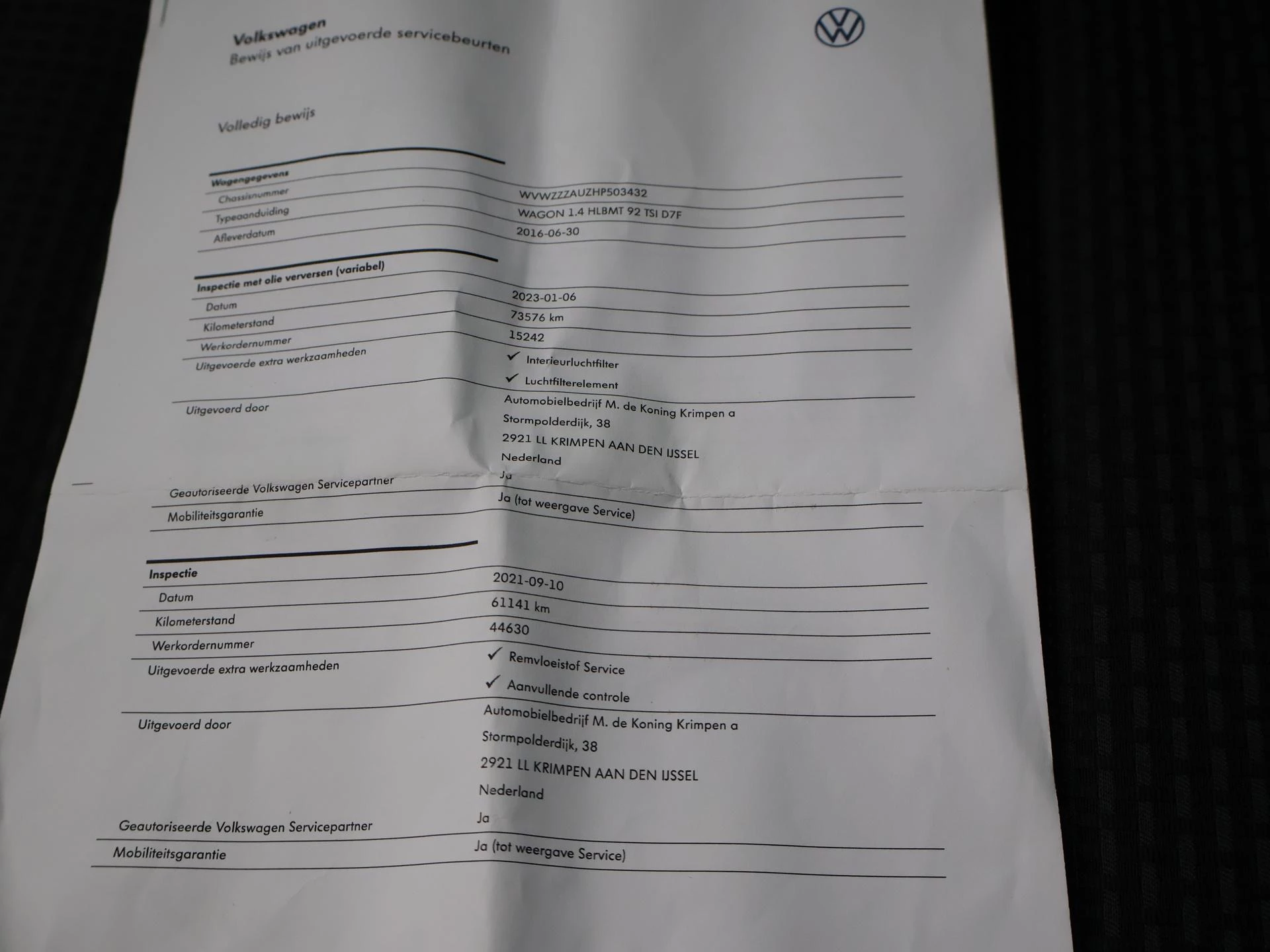 Hoofdafbeelding Volkswagen Golf