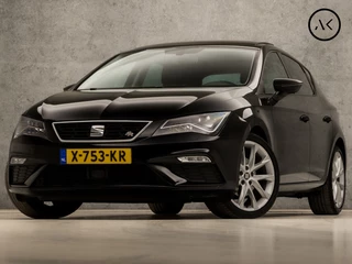 SEAT Leon 1.5 TSI FR Sport 150Pk Automaat (SCHUIFDAK, APPLE CARPLAY, LEDER, CAMERA, BEATS AUDIO, STOELVERWARMING, SPORTSTOELEN, GETINT GLAS, LED KOPLAMPEN, LM VELGEN, CRUISE, NIEUWE APK, NIEUWSTAAT)