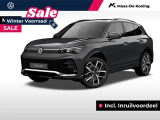 Volkswagen Tiguan R-Line-Edition 1.5 eHybrid 272 pk 6 versn. DSG  · Black style pakket · Assistance pakket · Trekhaak incl. aanhangermanoeuvreerhulp (trailer assist) · Incl. Inruilvoordeel · Mega sale