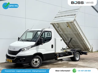Iveco Daily 35C12 2.3 L3 Kipper Dubbellucht 3.5t Trekhaak Airco Cruise Control Lucht Geveerde Stoel