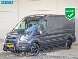 Hoofdafbeelding Ford Transit Ford Transit 165pk 2025 Model Raptor Black Edition L3H2 Automaat Xenon Camera 11m3 Airco Cruise control