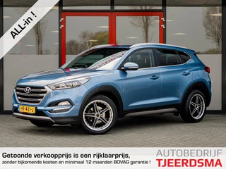 Hyundai Tucson 1.6 T-GDi Comfort 180 PK | Trekhaak 1.900kg | Origineel NL | Stoelverwarming | Navigatie | Camera | Achterbank Verwarmd | Cruise Control | Climate Control | All Season Banden | Metallic Lak | Parkeersensoren |