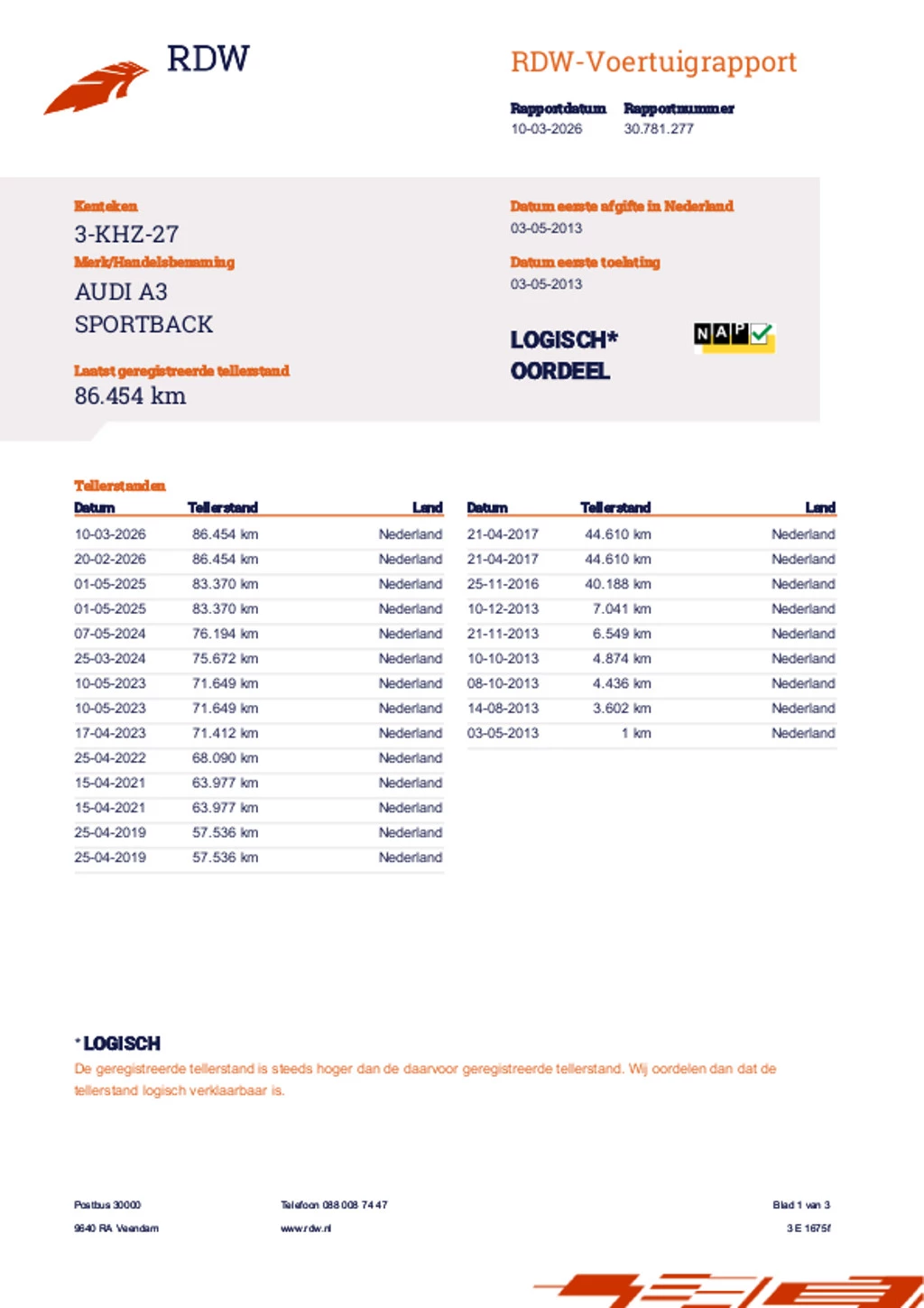 Hoofdafbeelding Audi A3