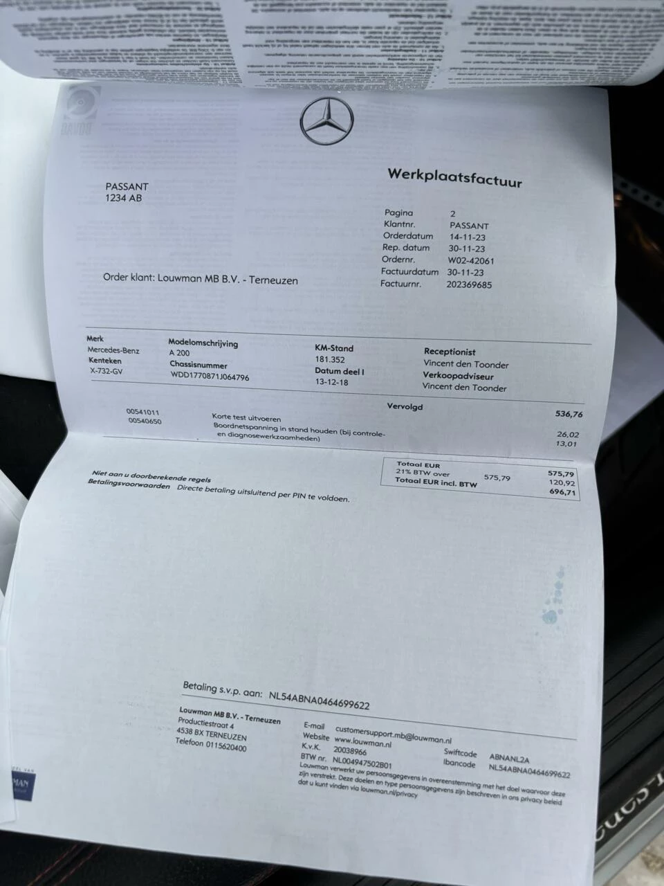 Hoofdafbeelding Mercedes-Benz A-Klasse