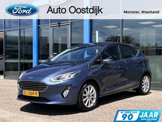 Ford Fiesta 1.0 EcoBoost Titanium 100PK Winterpack Cruise Camera Carplay-Navi Radio/CD Speler Parkeersensoren Climate Privacy Glass All-Seasons *Leuk*