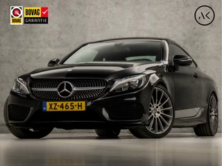 Mercedes-Benz C-Klasse Coupé 180 AMG Sport 157Pk Automaat (SCHUIFDAK, NAVIGATIE, STOELVERWARMING, LEDER/ALCANTARA, ZWART HEMEL, SPORTSTOELEN, FLIPPERS, LED KOPLAMPEN, NIEUWE APK, NIEUWSTAAT)