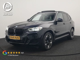 BMW iX3 M Sport High Executive 80 kWh 286pk Dealer O.H | Panodak | Adaptive Cruise | 360 Camera | Head Up | Harman / Kardon | Lederen Sportstoelen Memory & Verwarmd | Blis | Keyless | Pilot Assist | Apple Carplay | Navigatie | Virtual | DAB | 20"L.M |