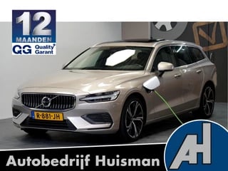 Volvo V60 2.0 T6 Recharge AWD Long Range 293kW/399pk Aut8 Plus Bright PANORAMADAK + PILOT ASSIST + ADAPT.CRUISE + GOOGLE NAVIGATIE&SERVICES + CAMERA + BLIS + LANE ASSIST + STUUR-&STOELVERWARMING + PARKSENSOREN + 19" LM-VELGEN!!