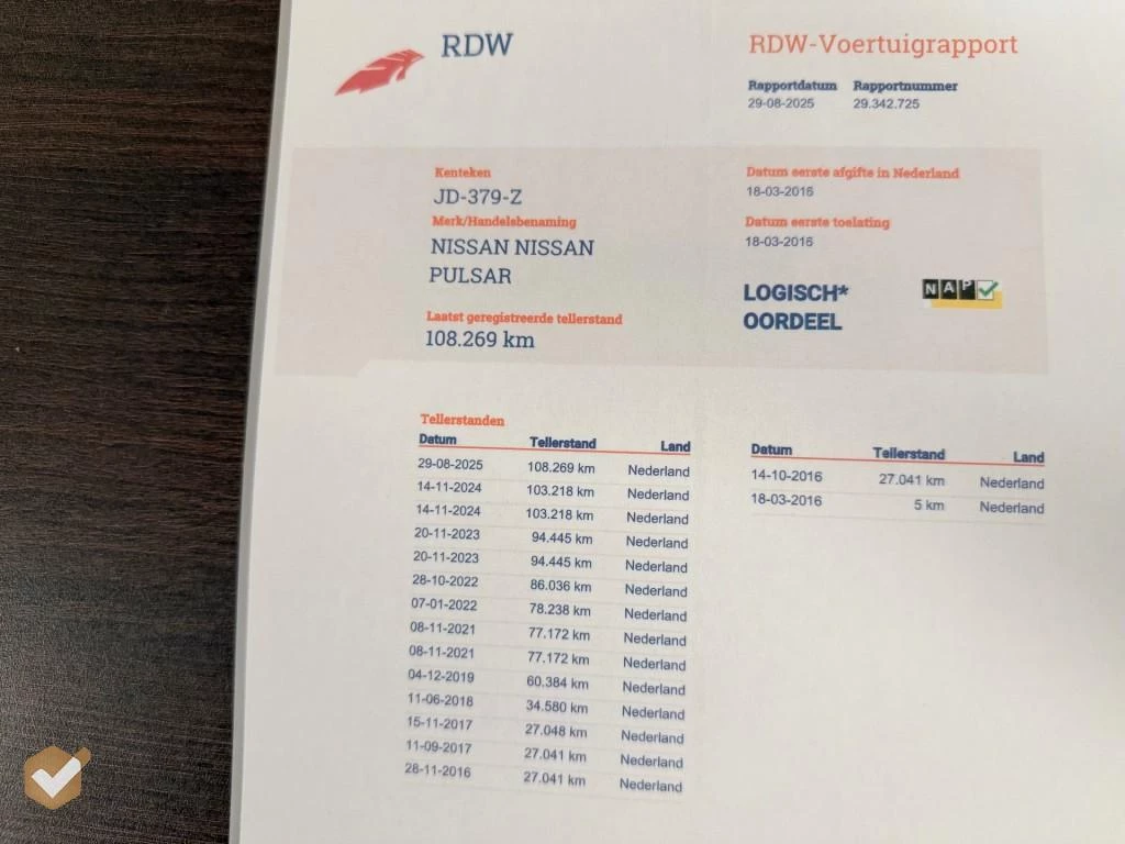 Hoofdafbeelding Nissan Pulsar