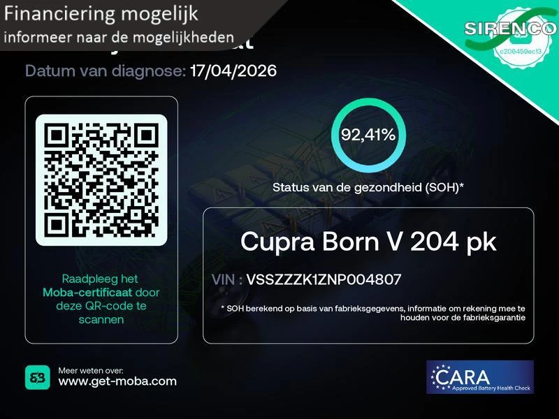 Hoofdafbeelding CUPRA Born