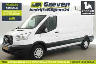 Ford Transit 350 2.0 TDCI L3H2 2800KG Trekgew. Ladderlift Airco Cruise PDC LED 3 Persoons Elektrpakket Trekhaak