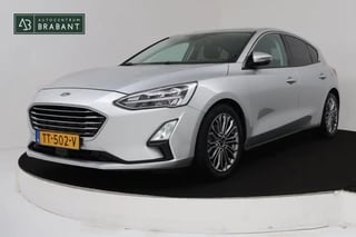 Ford Focus 1.0 EcoBoost Titanium Business (TREKHAAK, CAMERA, NAVIGATIE, ADAPTIVE, STOELV, PDC, NL-AUTO, GOED ONDERHOUDEN)