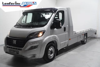 Fiat Ducato 2.2 Mjet 140 pk Autotransporter Tijhof BPM vrij Airco, Trekhaak 3.000 kg, Cruise control, 3-Zits