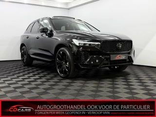 Volvo XC60 2.0 T8 Plug-in hybrid AWD Ultra Black Edition Pano, Leder, Camera, Winterpakket, Memory stoelen, Elektrische achterklep, Virtual desk, 2 jaar garantie