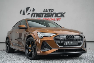 Hoofdafbeelding Audi e-tron Audi e-tron Sportback S Quattro / Luchtvering/ Virtual Cockpit Plus/ Panoramadak/ Trekhaak/ 23 Inch Lichtmetalen velgen/ 370kW (504PK)