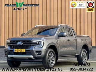 Ford Ranger 2.0 Wildtrak Super Cab EcoBlue | 3500 KG Trekken! | Fabrieksgarantie t/m 08-2026 | Uit Voorraad Leverbaar | 360° Camera | Tachograaf | Apple Carplay | Android Auto | Lane Assist |