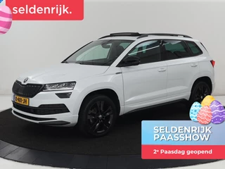 Skoda Karoq 1.5 TSI Sportline | Panoramadak |  Stoelverwarming | Adaptive cruise | Camera | Sportstoelen | Virtual Cockpit | Navigatie | Sfeerverlichting | Full LED | 18'' | Keyless | Climate control