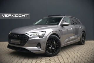 Audi e-tron e-tron 50 quattro Launch edition plus 71 kWh | Black Edition | Panoramadak | Memory Seats | Luchtvering | Adaptive Cruise Control | Keyless | Matrix LED | Leder | Stoelverwarming | NAP |