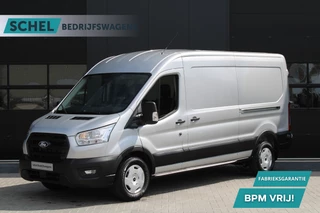 Hoofdafbeelding Ford Transit Ford Transit 350 2.0 TDCI L3H2 Trend 165pk - Facelift - 2x Schuifdeur - 360 Camera - Trekhaak - ACC - Stoel & Stoelverwarming - Blind Spot - Navi - 270gr deuren - Rijklaar