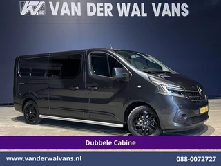 Renault Trafic 2.0 dCi 170pk Automaat L2H1 Dubbele cabine Euro6 Airco | 5-Zits | 2x Zijdeur | Camera | Navigatie | LED Cruisecontrol, Trekhaak, Parkeersensoren, LM velgen, Sidebars