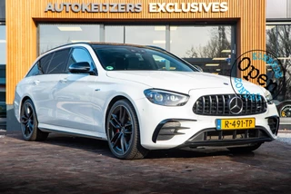 Mercedes-Benz E-Klasse Estate 53 AMG 4MATIC Premium 360 Cam Panodak Burmester Ambient 360 Cam Leer Alcantara ACC Dode Hoek DAB+ E53