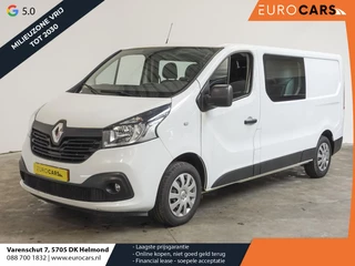 Renault Trafic 1.6 dCi 125 PK L2H1 Dubbele Cabine 6 Persoons Airco Bluetooth Cruise Control Navi PDC Trekhaak 2500 kg