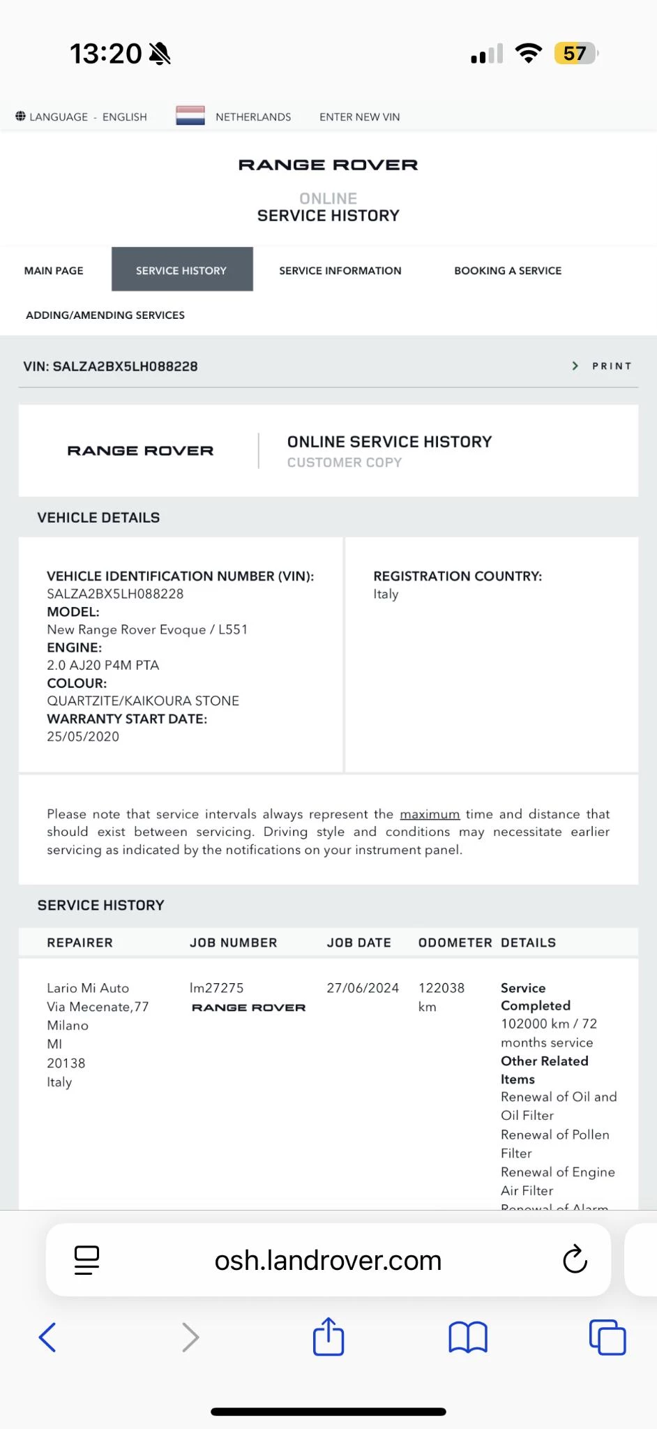 Hoofdafbeelding Land Rover Range Rover Evoque