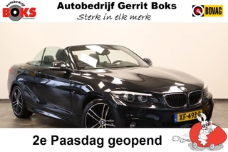 BMW 2 Serie Cabrio 220i High Executive M-sport H&K PDC ! 2e Paasdag geopend van 12.00 tot 17:00u !
