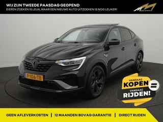 Renault Arkana 1.6 E-Tech Hybrid 145 R.S. Line - Occasion Lease vanaf €649 p/m - RIJKLAARPRIJS - All Seasonbanden - Achteruitrijcamera - Adaptive Cruise Control - Stoel- en Stuurverwarming - Dealeronderhouden - Schuif-/kanteldak