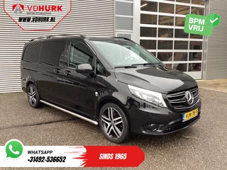 Mercedes-Benz Vito 114 CDI Aut. L2 Dubbel Cabine DC NL Auto/ LED/ Carplay/ 2x Schuifdeur/ Leder/ Stoelverw./ Climate/ Navi/ Camera/ Cruise/ LMV/ Sidebars