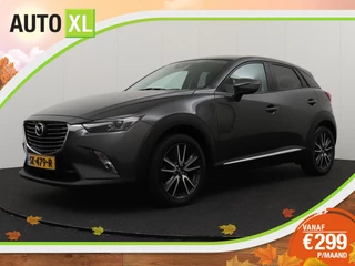 Mazda CX-3 2.0 Aut. SkyActiv-G SkyLease GT Leder Trekhaak Camera 18'LMV
