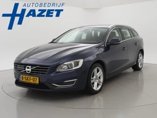 Volvo V60 2.4 D6 AWD PLUG-IN HYBRID SUMMUM 285 PK + LEDER / TREKHAAK / STOELVERW. / MEMORY / XENON / NAVIGATIE