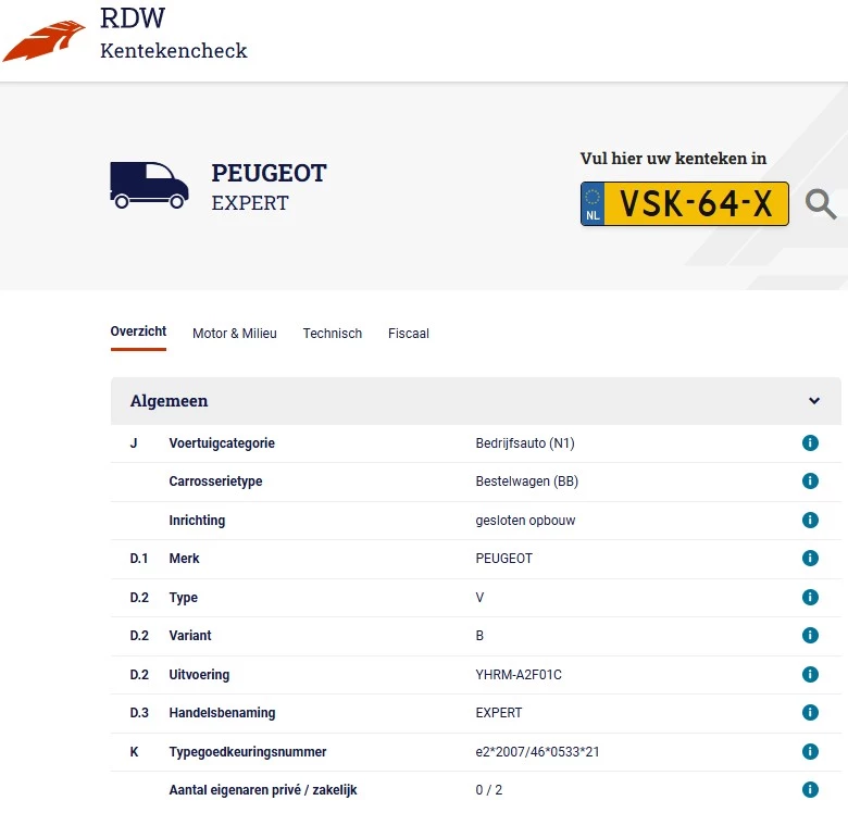 Hoofdafbeelding Peugeot Expert