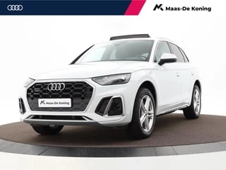 Audi Q5 50 TFSIe 300pk S-tronic S edition · Panoramadak · P-Sensoren · Elek. Trekhaak · Smartphone Interface · 19'' Inch ·