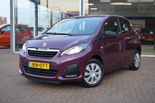 Hoofdafbeelding Peugeot 108 Peugeot 108 1.0 VTi Active Top 5deurs | 45.000KM | 1e eigenaar | 2016| Paars| Striping | Inruil mogelijk
