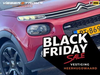 Citroen C3 1.2 PureTech 110pk Shine - Rouge Rubi/Noir onyx - Crossblack 17''/Carplay/Camera