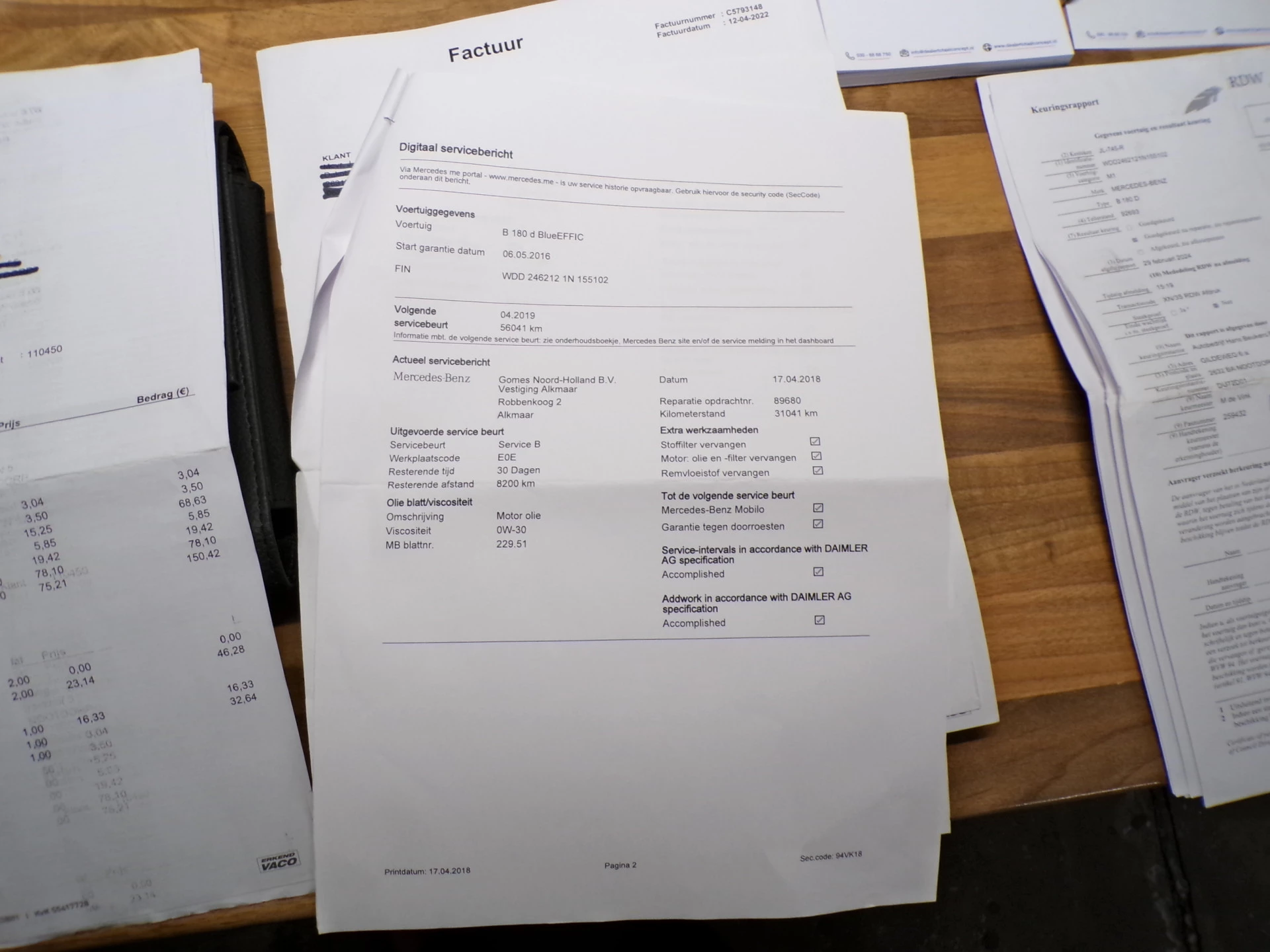 Hoofdafbeelding Mercedes-Benz B-Klasse