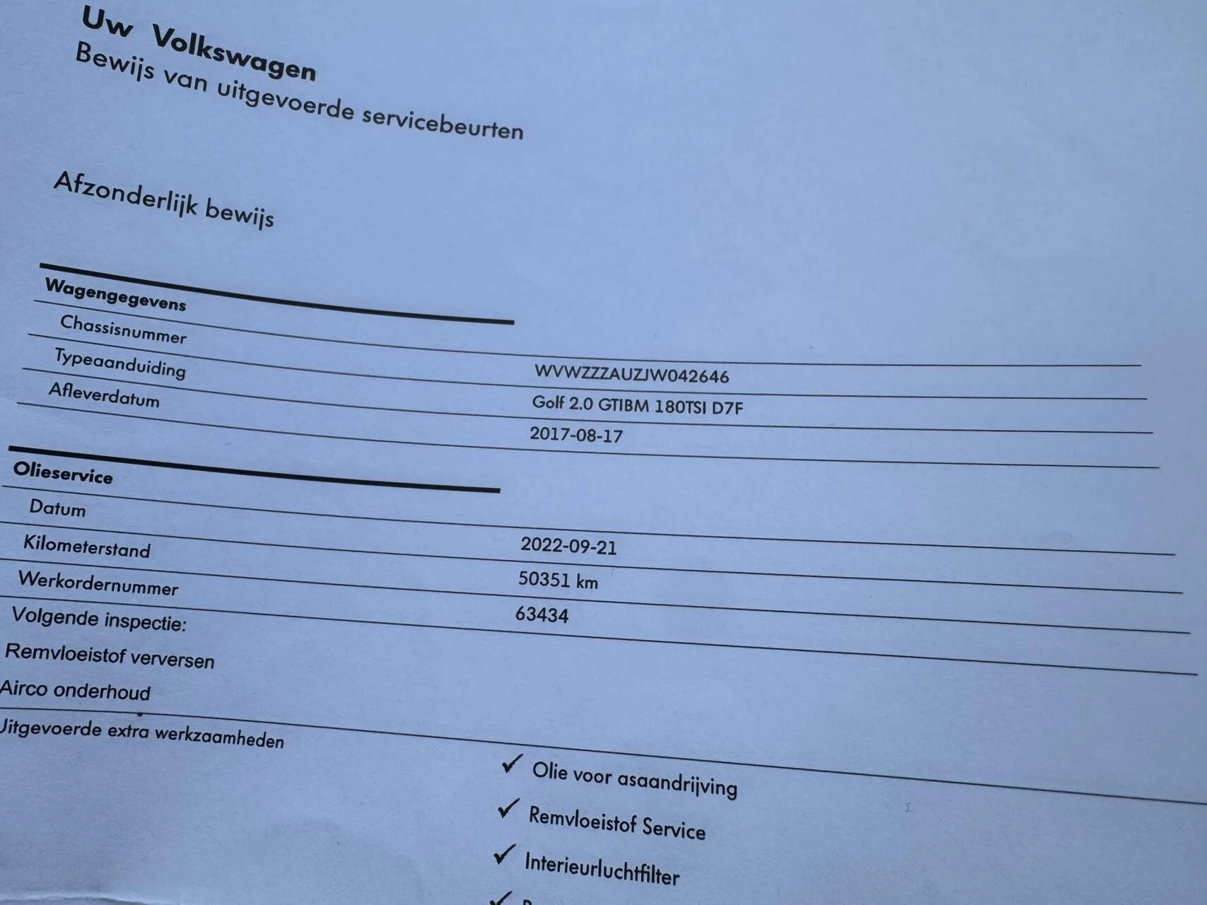 Hoofdafbeelding Volkswagen Golf