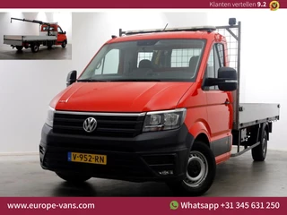 Volkswagen Crafter 35 2.0 TDI 177pk E6 RWD Open Laadbak + Palfinger PC1500 Kraan Trekhaak 3500kg 08-2018