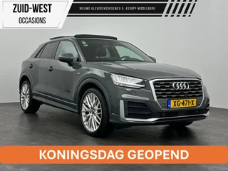 Hoofdafbeelding Audi Q2 Audi Q2 1.4 TFSI CoD Launch Edition S-line Automaat Leder Panorama dak Stoelverwarming Led PDC