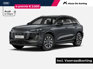 Audi Q6 e-tron Advanced edition 252 PK · Trekhaak, mechanisch draaibaar · Sportstoel zwart leder-kunstl.