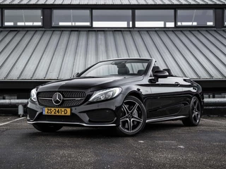 Mercedes C-klasse Cabrio C43 AMG 367PK Speedshift 4MATIC Burmester Airscarf Sportuitlaat Memory LED