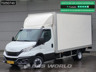Iveco Daily 35C16 3.0L Laadklep 160PK Dubbellucht Bakwagen Airco Cruise Euro6 Meubelbak Koffer 20m3 Airco Cruise control