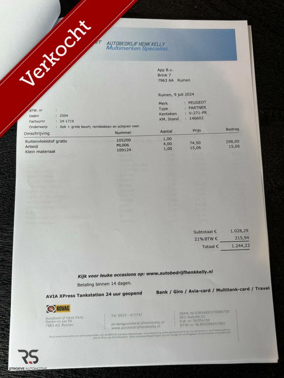Hoofdafbeelding Peugeot Partner