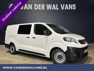 Peugeot Expert 2.0 BlueHDI 123pk L3H1 Dubbele cabine Euro6 Airco | 2x Zijdeur | Navigatie | 6-Zits 2500kg Trekhaak, Parkeersensoren, Apple Carplay, Android Auto, Cruisecontrol